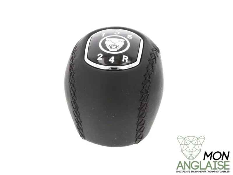 Pommeau de levier de vitesse BVM Jaguar X-Type de 2001 à 2009 Référence OE : C2S50206