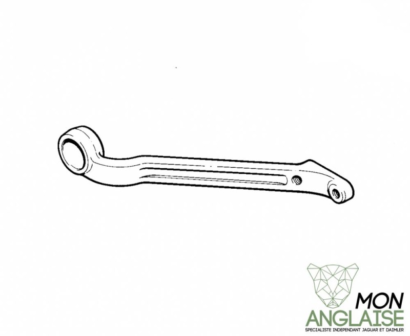 Bras de triangle avant gauche supérieur (partie avant) Jaguar X300 de 1995 à 1997 Référence OE : CCC2427