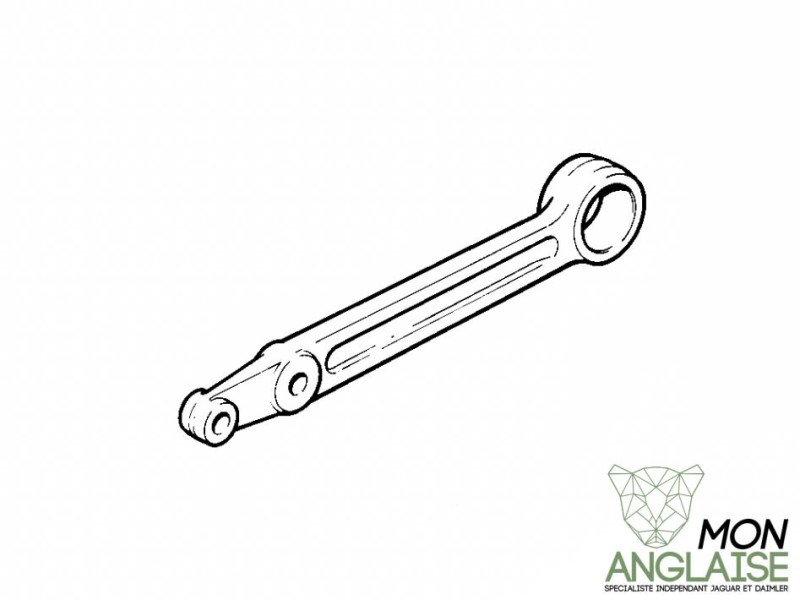 Bras de triangle avant droite supérieur (partie arrière) Jaguar X300 de 1995 à 1997 Référence OE : CCC4948