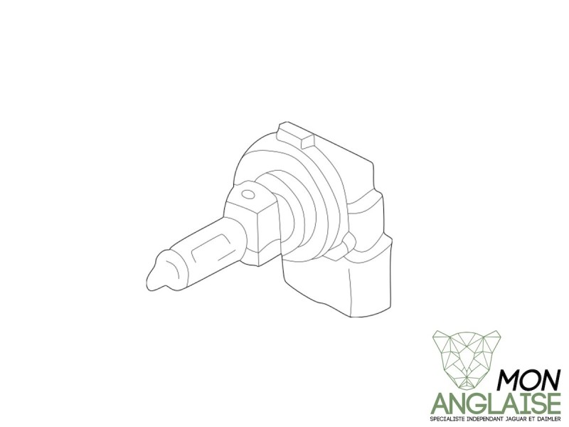 Ampoule d'antibrouillard avant Jaguar X300 de 1995 à 1997 Référence OE : DBC11313