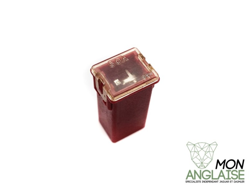 Fusible 50A rouge Jaguar XF de 2008 à 2015 Référence OE : XR823729