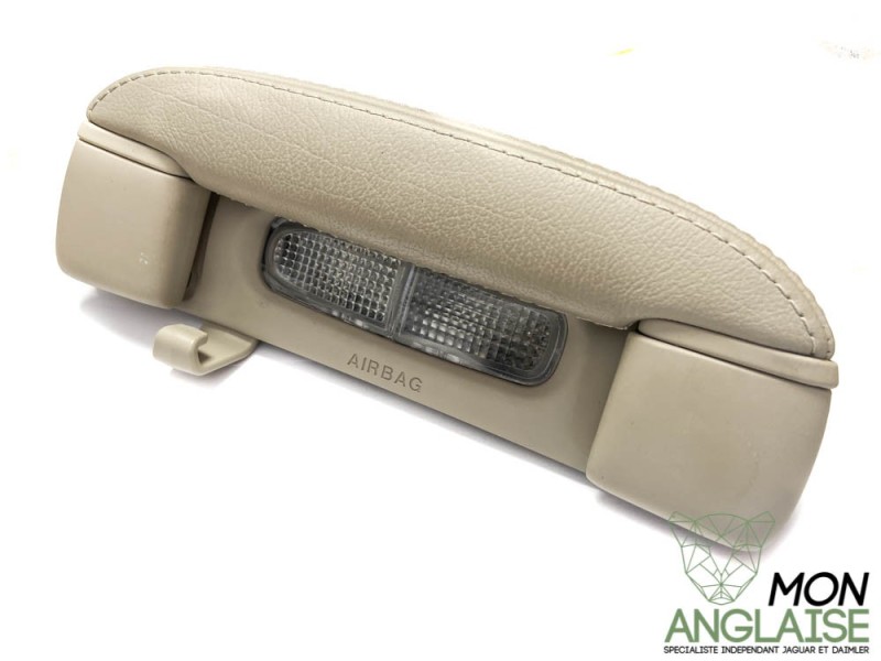Poignée de toit arrière droite beige Jaguar XJ X350 de 2003 à 2004 Référence OE : C2C22497AGD