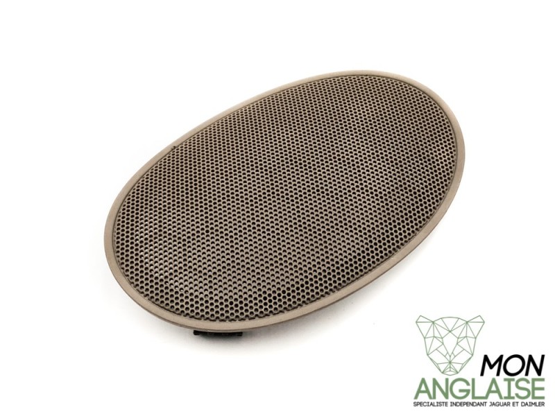 Grille de HP de tableau de bord gauche sable Jaguar XJ X350 de 2003 à 2005 Référence OE : C2C18528AEK
