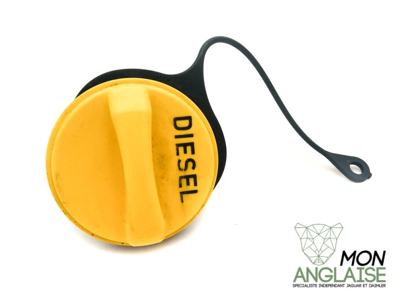 Bouchon de réservoir à carburant 1/4 tour Jaguar XJ X350 de 2003 à 2009 Référence OE : C2D33851