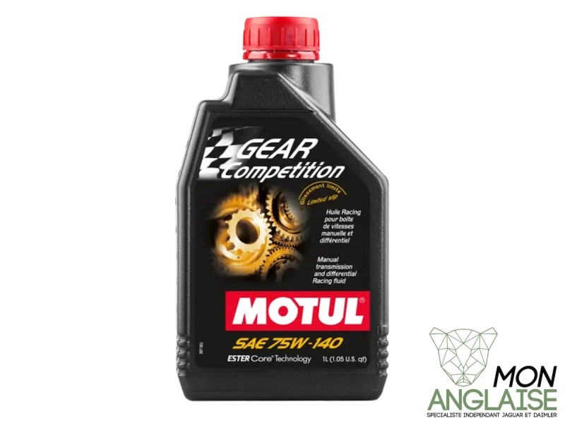Huile différentiel 75W140 Gear Competition Motul 1L Jaguar XJ X350 de 2003 à 2009 Référence OE : 75W140