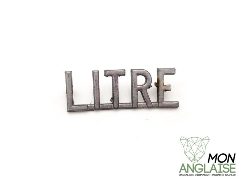 Sigle "Litre" Jaguar XJ Série 2 de 1973 à 1979 Référence OE : BD35864L