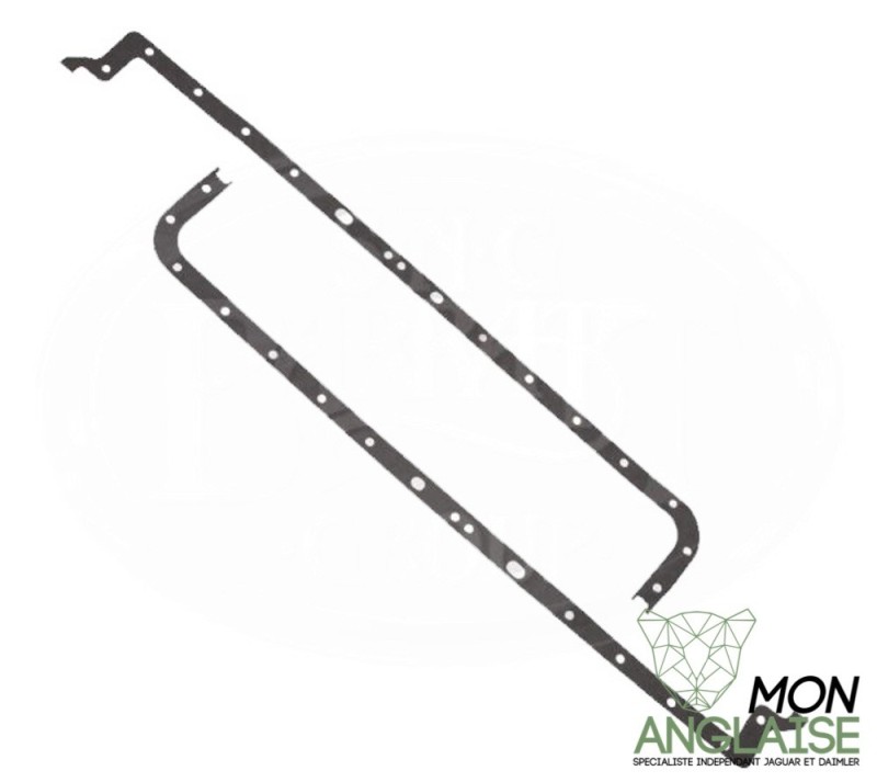 Joint de carter d'huile moteur (paire) Jaguar XJ Série 2 de 1973 à 1979 Référence OE : C19590