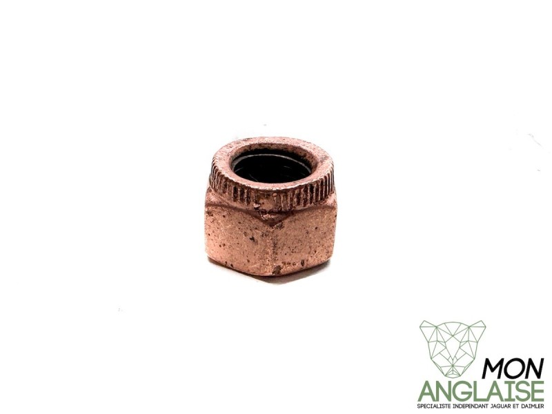 Écrou cuivre collecteur à catalyseur Jaguar XJ Série 2 de 1973 à 1979 Référence OE : JZN100024
