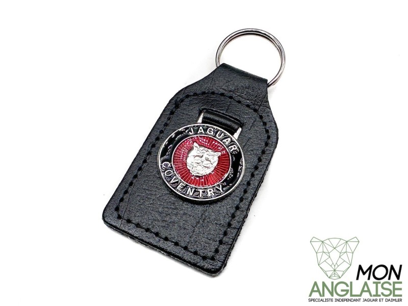 Porte Clef Jaguar cuir et métal Jaguar XJ Série 3 de 1978 à 1992 Référence OE : GAC1123A