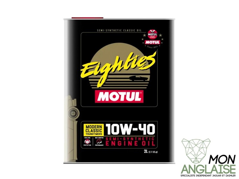 Motul Classic Eighties 10W40 Spéciale Youngtimers Jaguar XJ40 de 1986 à 1994 Référence OE : CLAS10W40