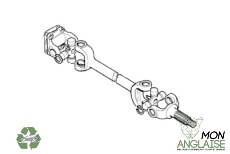 Cardan arrière Jaguar XJS de 1987 à 1993 Référence OE : CAC84021