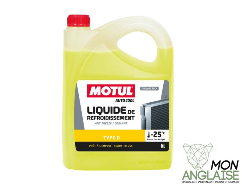 Liquide de refroidissement -25°C 5L Jaguar XJS de 1987 à 1996 Référence OE : MOTULTYPED