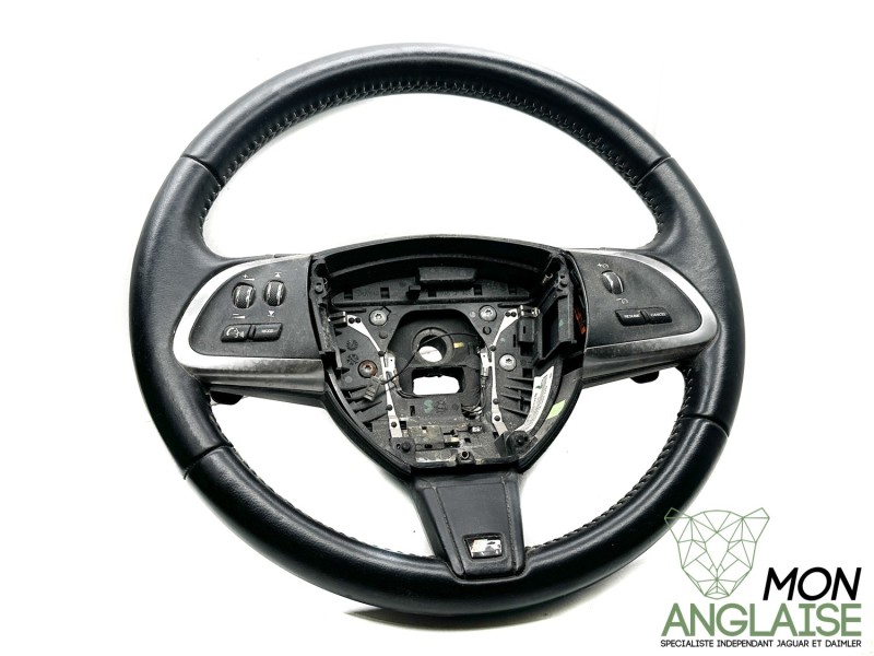 Volant cuir noir avec commande Jaguar XK de 2006 à 2014 Référence OE : C2P14116LEG