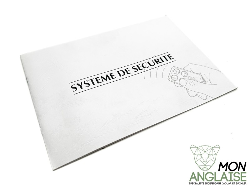 Manuel du système de sécurité Jaguar XK8 de 1997 à 2002 Référence OE : JJM11229987