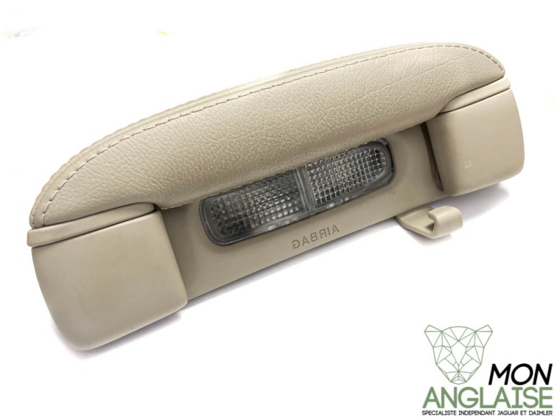 Poignée de toit arrière gauche beige Jaguar XJ X350 de 2003 à 2004