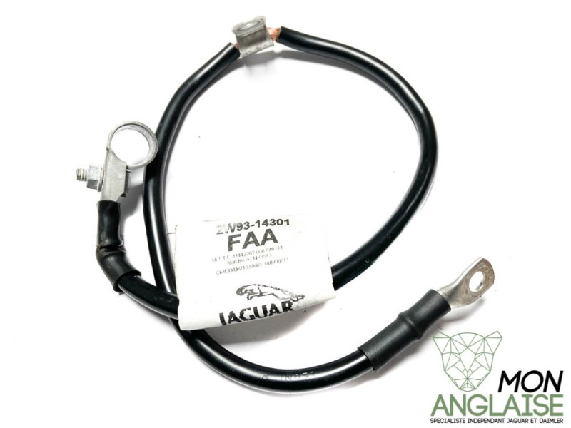 Câble de batterie négatif Jaguar XJ X350 de 2003 à 2005