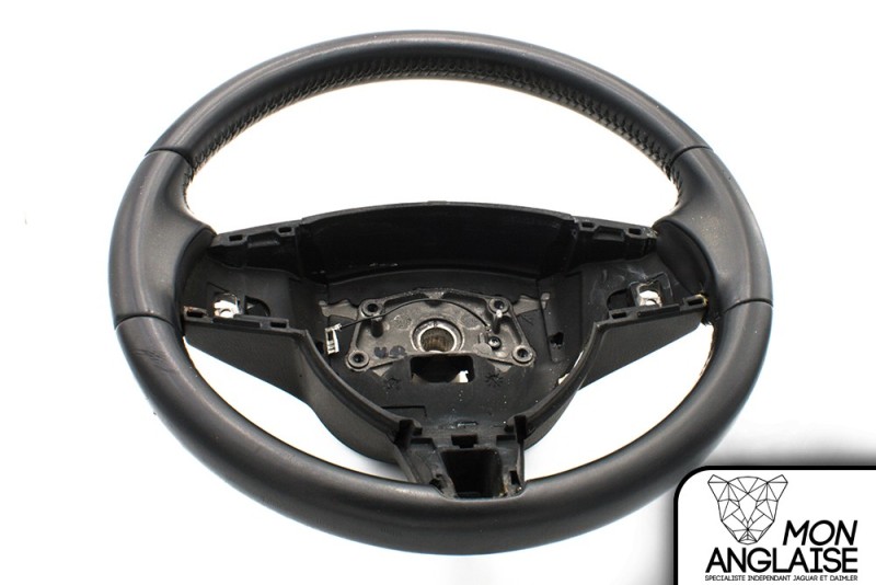 Volant cuir noir non chauffant Jaguar XF de 2008 à 2011