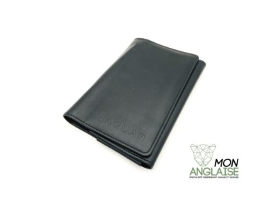 Pochette cuir noir porte documents Jaguar Jaguar XJ Série 2 de 1973 à