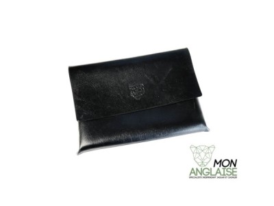 Pochette porte documents Jaguar noir Jaguar XJ Série 2 de 1973 à 1979