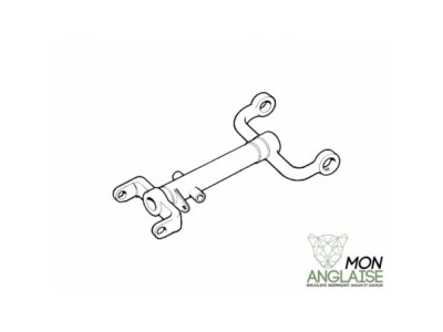 Levier triangulaire arrière gauche Jaguar XJ Série 2 de 1973 à 1979