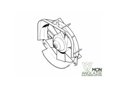 Ventilateur de refroidissement électrique Jaguar XJ40 de 1986 à 1990