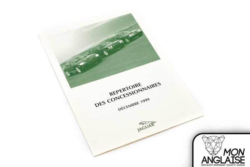 Répertoire des concessionnaires 1999 Jaguar XJ40 de 1986 à 1994