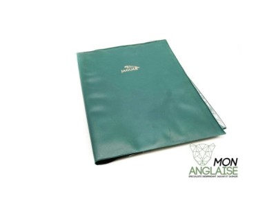 Pochette PVC vert anglais porte documents Jaguar XJ40 de 1986 à 1994