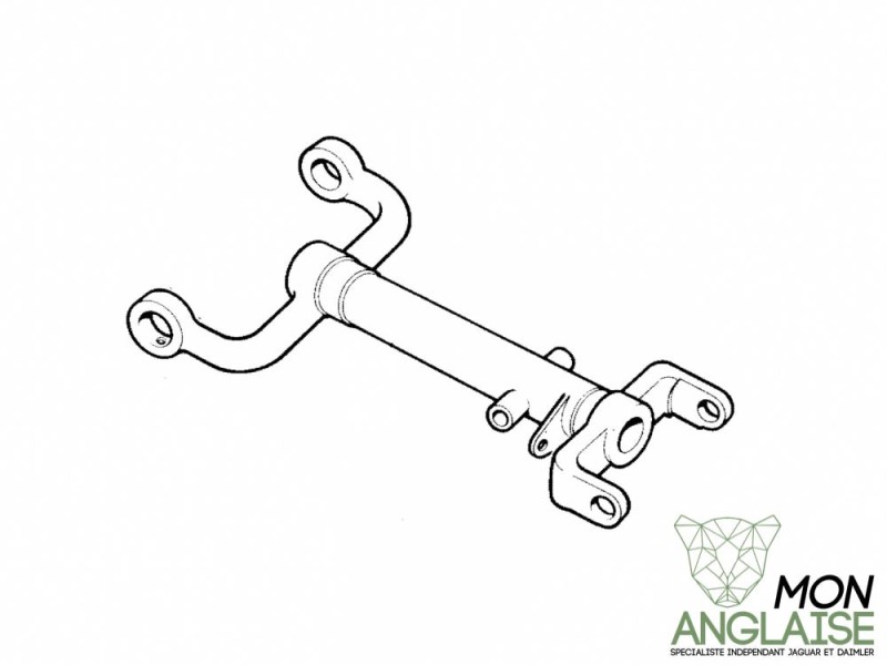 Levier triangulaire arrière droite Jaguar XJS de 1987 à 1993