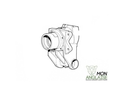 Porte moyeu arrière droite Jaguar XJS de 1975 à 1996