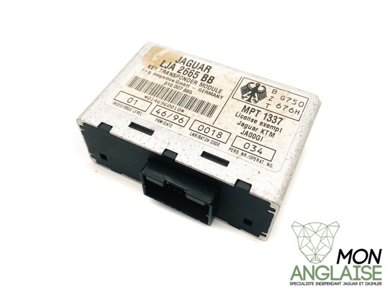 Module de transpondeur de clé Jaguar XK8 de 1996 à 1997