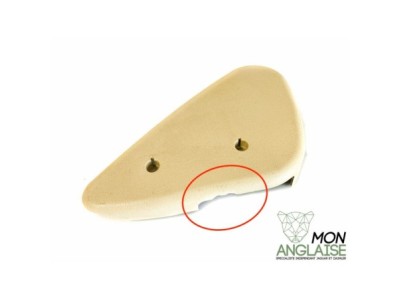 Couvercle mécanisme siège externe gauche beige Jaguar XK8 de 1996 à 20