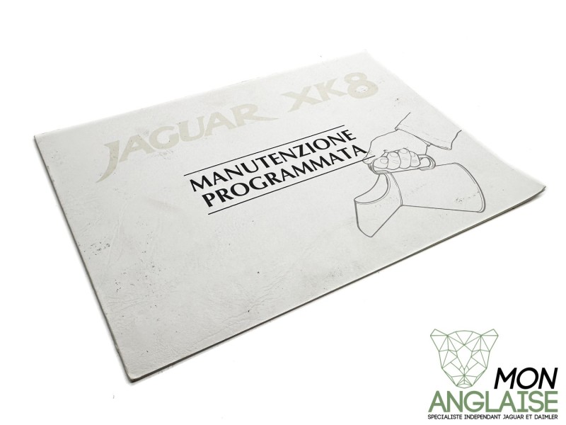 Guide d'entretien et de maintenance italien Jaguar XK8 de 1996 à 2002