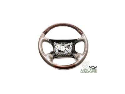 Volant cuir et ronce de noyer sable Jaguar XK8 de 1996 à 2002