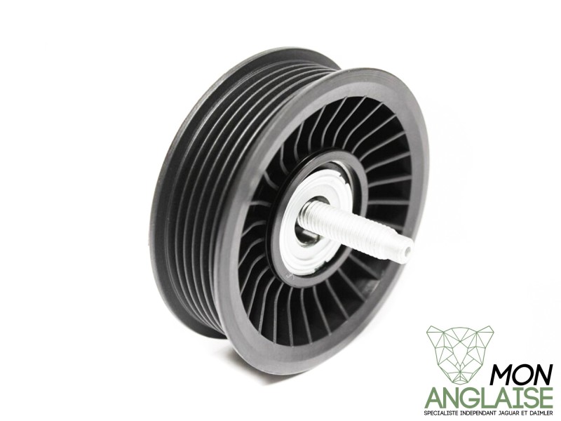 Poulie de renvoi droite 90mm Jaguar New XJ de 2010 à 2019 Référence OE : C2D56037