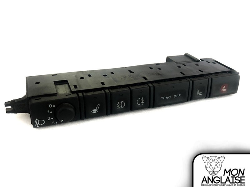 Panneau d'interrupteur de console centrale Jaguar XK8 de 1996 à 2002 Référence OE : LJD6292AA