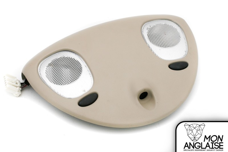 Console de toit avec capteur de bris de verre beige Jaguar XK8 de 1996 à 2006 Référence OE : HJD2021AAAGD