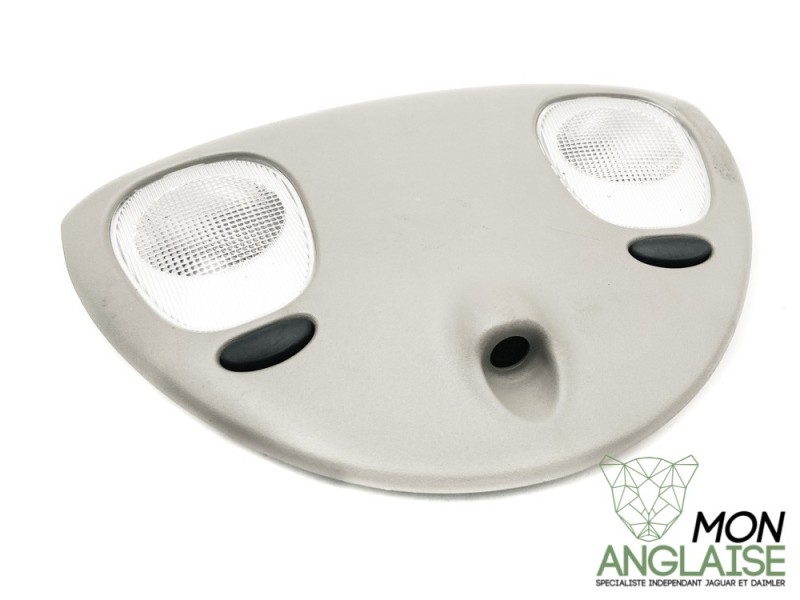 Plafonnier de console de toit gris nimbus Jaguar XK8 de 1996 à 2006 Référence OE : HJD2021AALFJ
