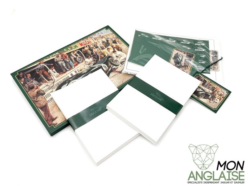 Papier à lettre Jaguar avec enveloppes Jaguar XK de 2006 à 2014 Référence OE : WRITSET