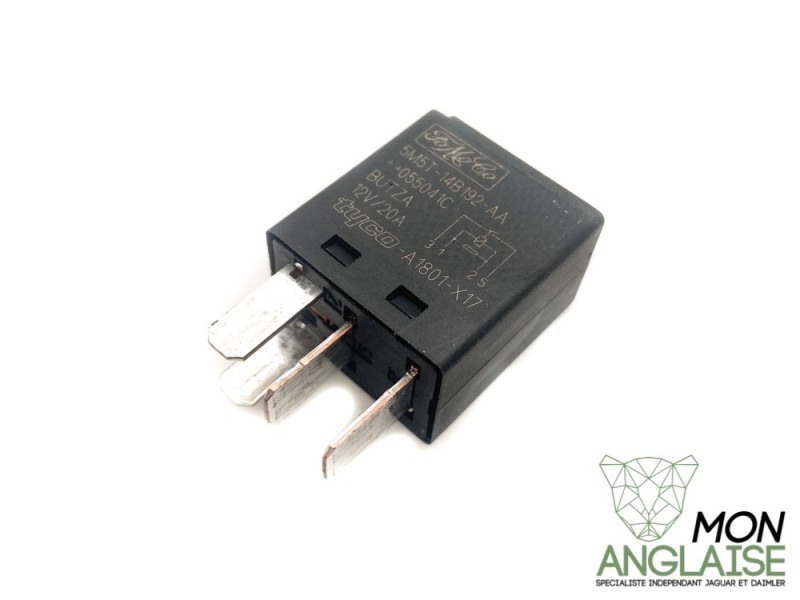 Relais 12V 20A 4 fiches Jaguar XK de 2006 à 2014