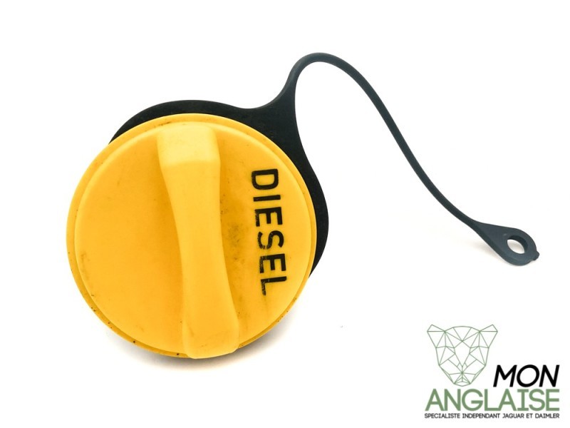 Bouchon de réservoir à carburant 1/4 tour Diesel Jaune Jaguar New XJ d