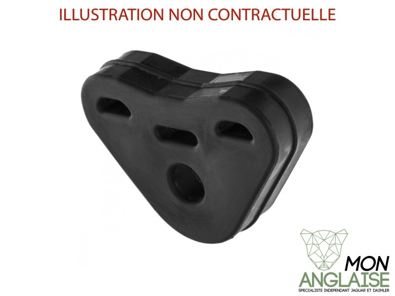 Silentbloc central d'échappement Jaguar X300 de 1995 à 1997