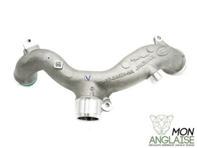 Tuyau de sortie d'eau supérieur aluminium Jaguar XE de 2015 à 2023