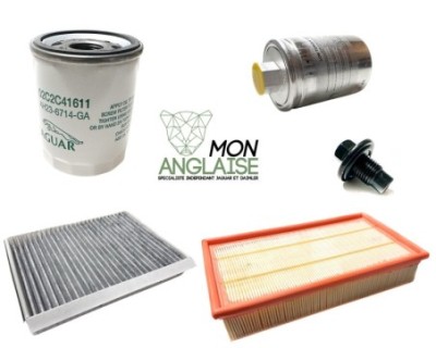 Kit de vidange moteur V8 Jaguar XJ X350 de 2003 à 2009 Référence OE : ENT350V8
