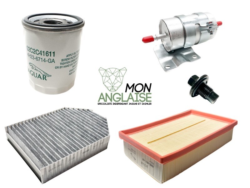 Kit de vidange moteur Jaguar XK de 2006 à 2009 Référence OE : ENTXK1