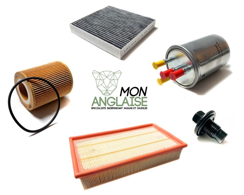 Kit de vidange moteur V6 3.0LD Jaguar XF de 2010 à 2015