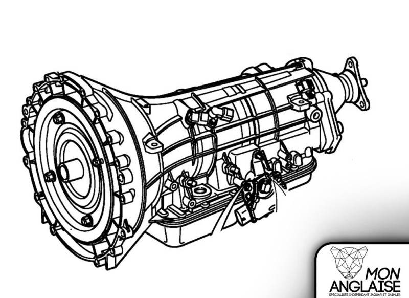 Boite de vitesse automatique 5R55N 3.0L Jaguar S-Type de 1999 à 2002 Référence OE : XR819221