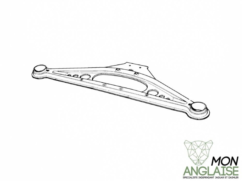 Berceau arrière Jaguar XJ8 de 1998 à 2002 Référence OE : C2N1017