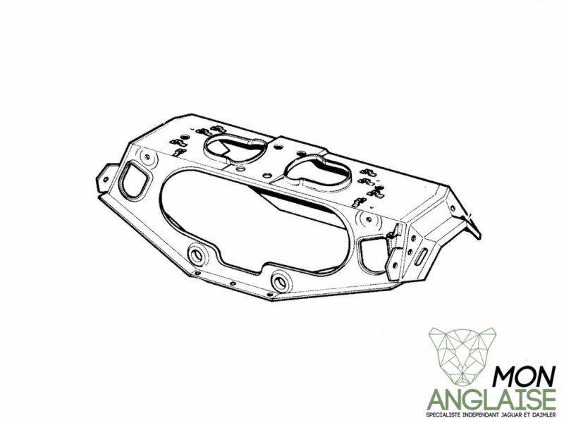 Berceau arrière Jaguar XJ Série 2 de 1973 à 1979
