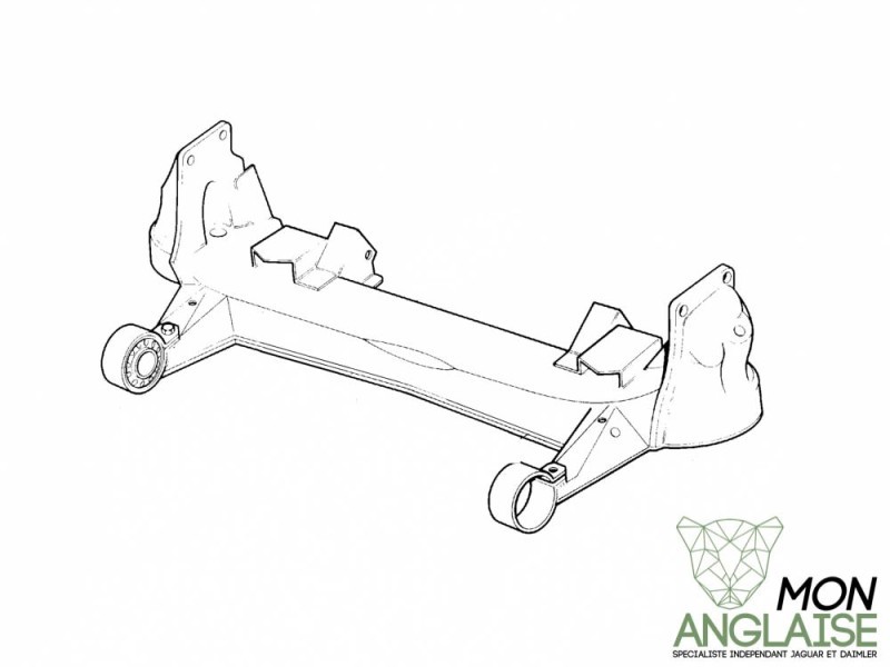 Berceau avant Jaguar XJS de 1975 à 1996