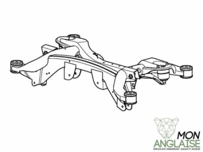 Berceau arrière Jaguar X-Type de 2001 à 2009